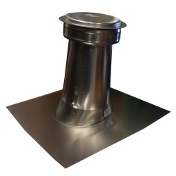 6" Round Aluminium Roof Safe Vent with Cap