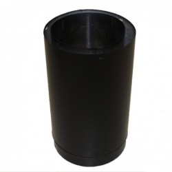 Dura Pipe Connector 6x12 Adjustable Black