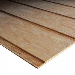 4x9 5/8in Select Douglas Fir T1-11 12in on center Reverse Batten Resawn Siding