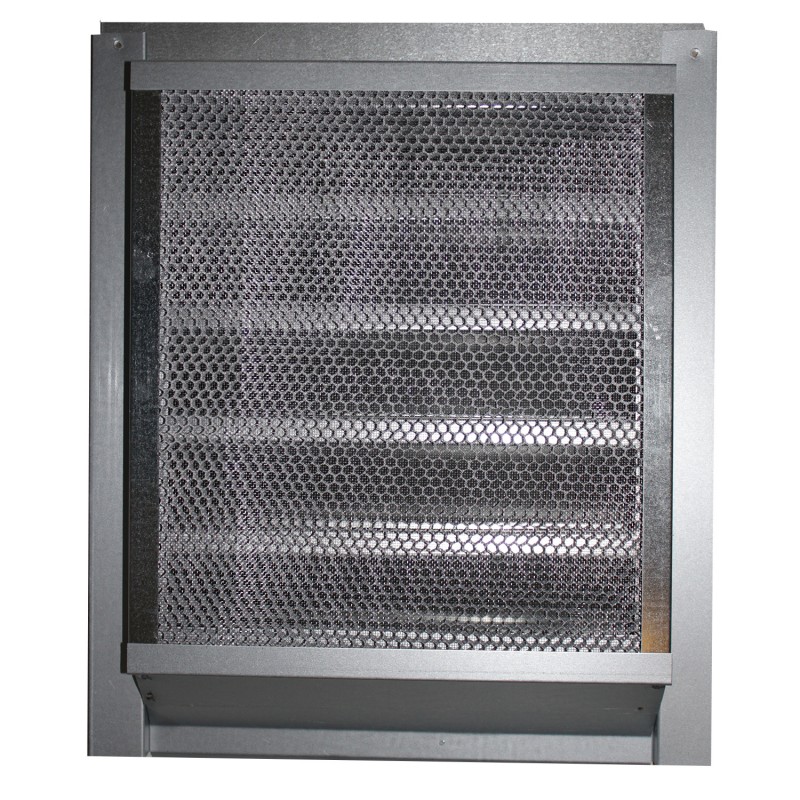 Vulcan 14x18 in Fire Resistant Attic Gable Galvanized Vent VG1418S