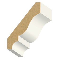 Kelleher 5/8x3-5/8in Primed MDF Crown