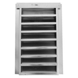 Vulcan 14x24 in Fire Resistant Attic Gable Galvanized Vent Stucco - VG1424S