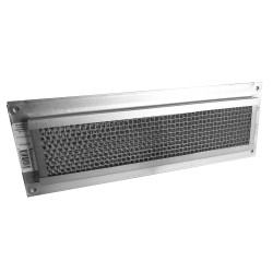 Vulcan Vent 14x4 in Fire Resistant Galvanized Foundation or Soffit Vent Stucco (Set back) - VFS414S