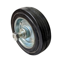 6in Steel Hub Rubber-Tired Wheel