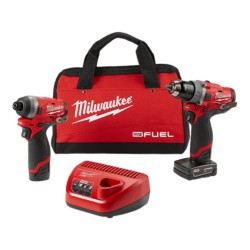 M12 FUEL™ 2-Tool Combo Kit- 1/2" Hammer Drill and 1/4" Hex Impact Driver