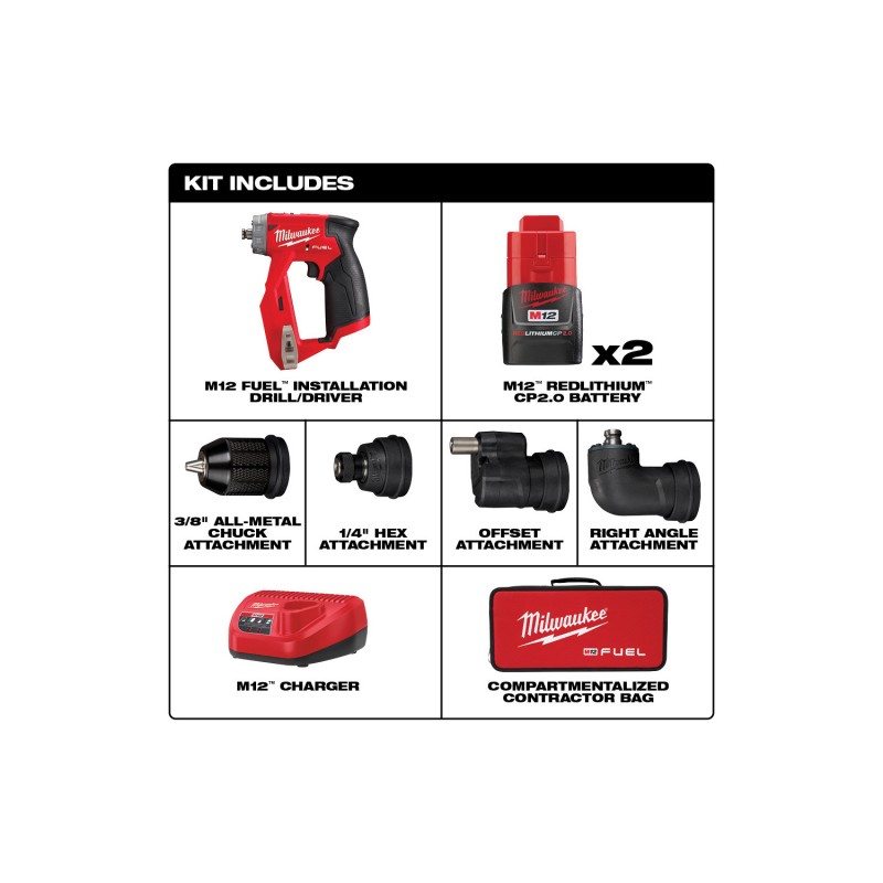 M12 FUEL™ Installation Drill/Driver Kit Close Lumber Corning Lumber