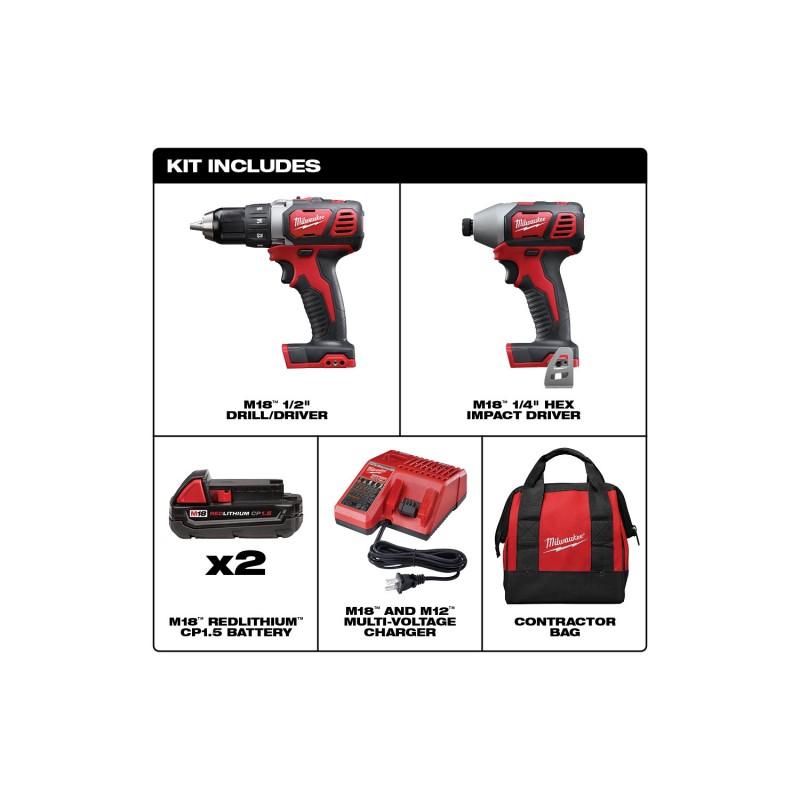 M18™ Cordless LITHIUMION 2Tool Combo Kit Close Lumber Corning Lumber