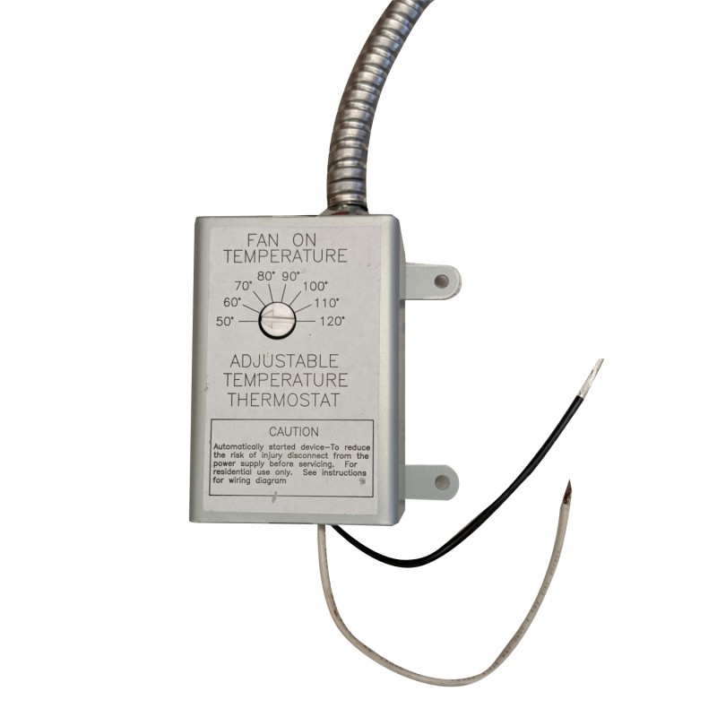 GableMount Power Attic Fan Ventilator with Thermostat, vents attics up