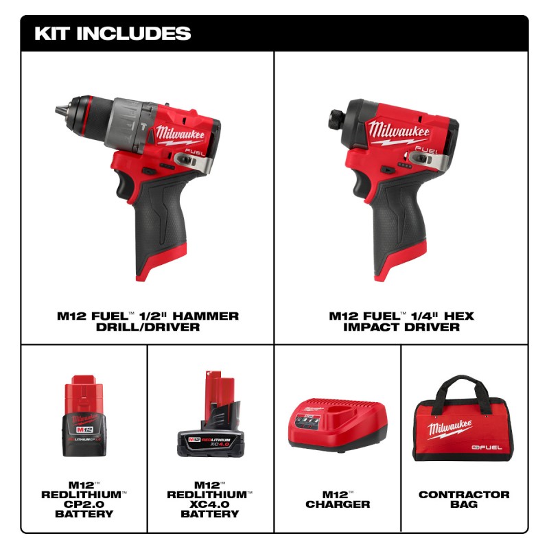 Fuel 2 M12 FUEL™ 2-Tool Combo Kit