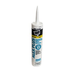 10.1oz DAP Alex Plus White Siliconized Acrylic Latex Caulk