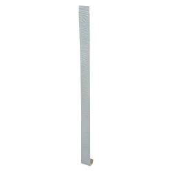 12" Aluminum Joint Cover (Lap Splices) Primed Wood Grain Texture for 7/16"x12" Lap Siding