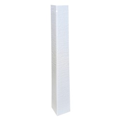 12" Aluminum Lap Siding Corner Primed Wood Grain Texture for 7/16"x12" Lap Siding