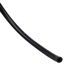 3/16in Black Non-Reinforced Vacuum Tubing, 3/16in inside diameter, 3/8in outside diameter (sold by foot)