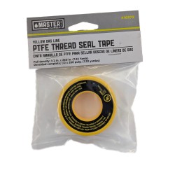 Master Plumber PTFE Thread Seal Tape Yellow Gas Line 1/2in x 260in