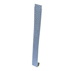8" Aluminum Joint Cover (Lap Splices) Primed Wood Grain Texture for 7/16"x8" Lap Siding