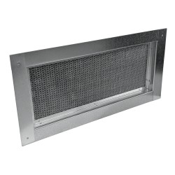 Vulcan Vent 14x6 in Fire Resistant Galvanized Foundation or Soffit Foam Back Flange set back 1-1/4" - VFS614FB