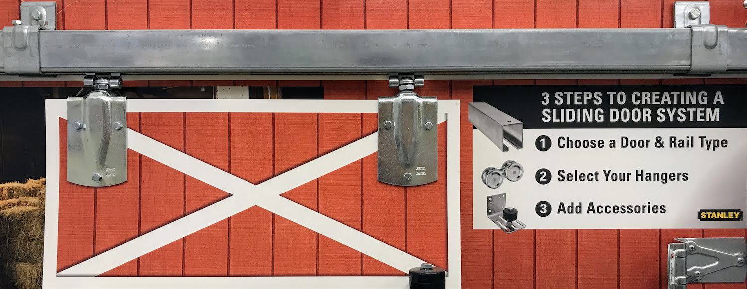 National Hardware Barn Door Hanger - 300lb Capacity, 9 Inch Zinc Plated Steel For Sliding Doors